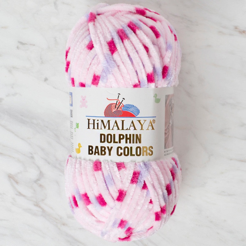 Himalaya Dolphin Baby Colors Chenille Yarn, Variegated – 80402