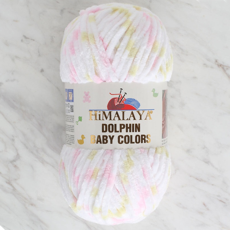 Himalaya Dolphin Baby Colors Chenille Yarn, Variegated – 80408