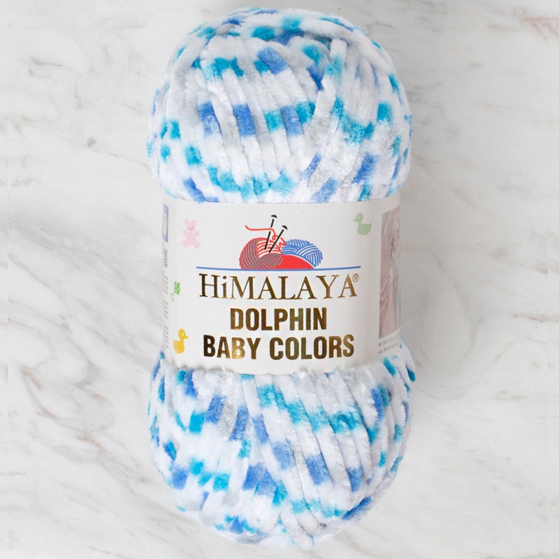 Himalaya Dolphin Baby Colors Chenille Yarn, Variegated – 80421