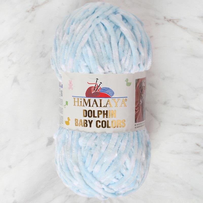 Himalaya Dolphin Baby Colors Chenille Yarn, Variegated – 80425