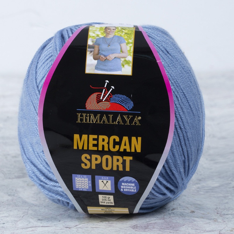 Himalaya Mercan Sport Yarn, Blue – 101-43