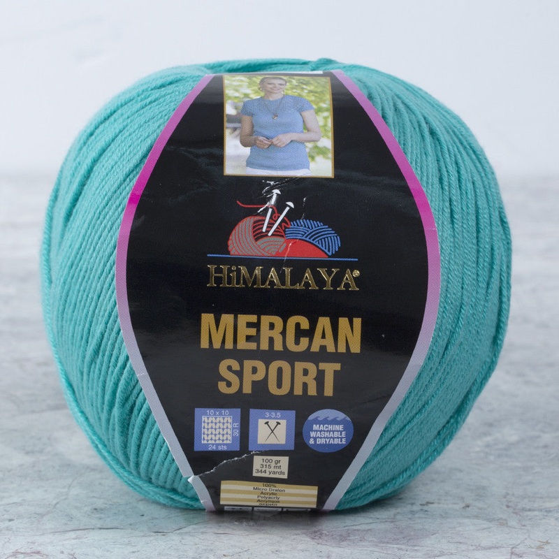 Himalaya Mercan Sport Yarn, Green – 101-27