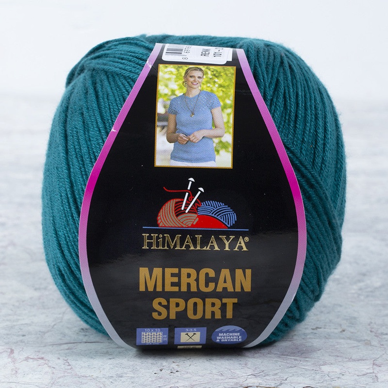 Himalaya Mercan Sport Yarn, Petrol Blue – 101-23