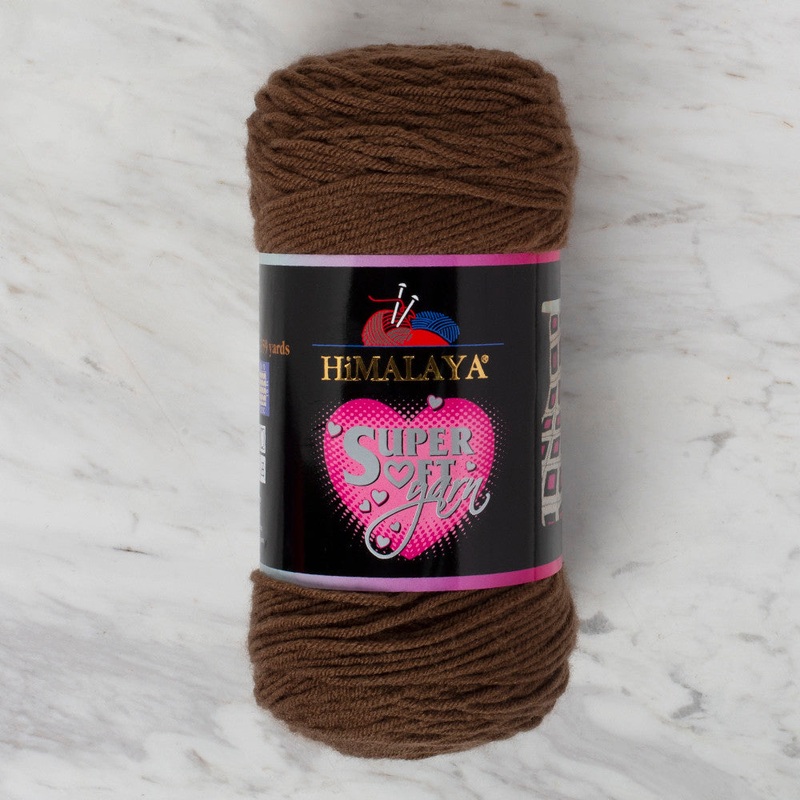 Himalaya Super Soft 200 gr Yarn, Brown – 80846