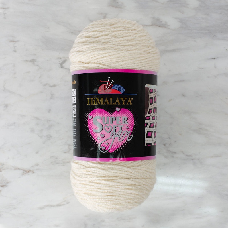 Himalaya Super Soft 200 gr Yarn, Cream – 80837