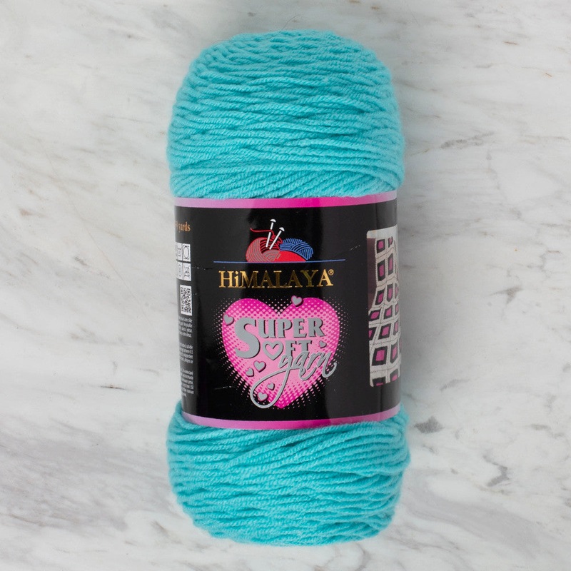 Himalaya Super Soft 200 gr Yarn, Cyan – 80828