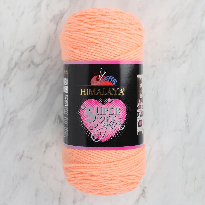 Himalaya Super Soft 200 gr Yarn, Pinkish Orange – 80830