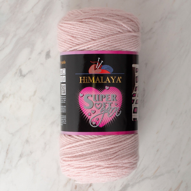 Himalaya Super Soft 200 gr Yarn, Powder Pink – 80836