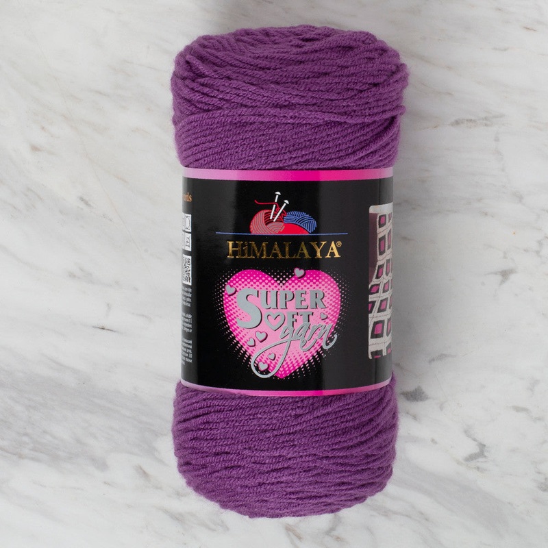 Himalaya Super Soft 200 gr Yarn, Purple – 80839