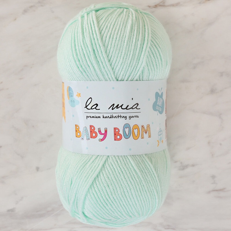 La Mia Baby Boom Yarn, Baby Green – 1443