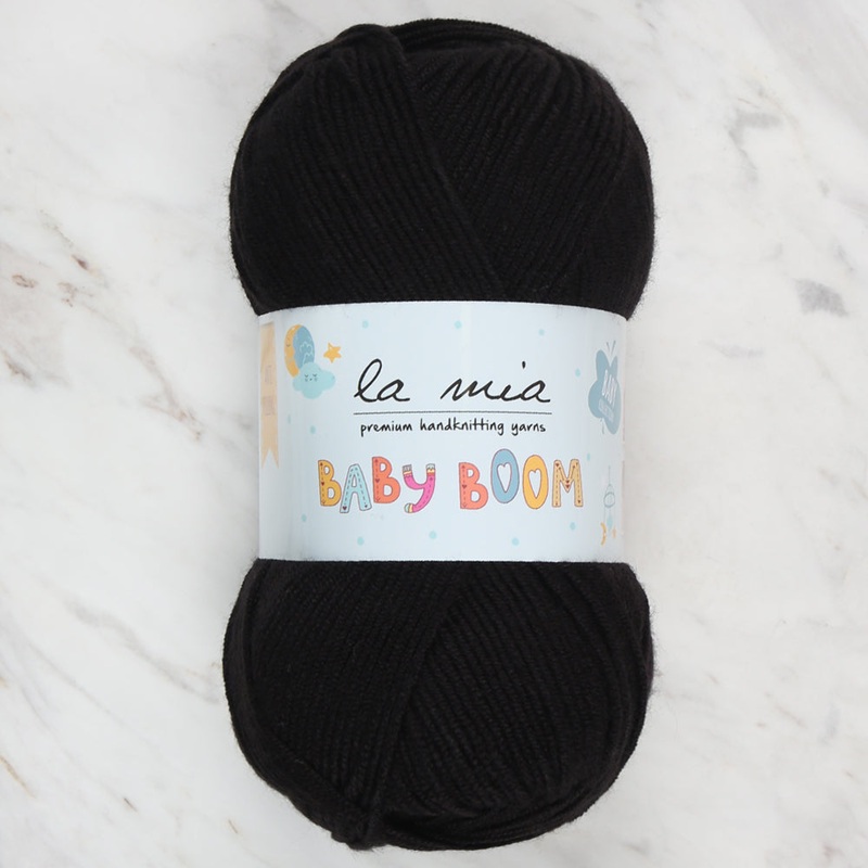 La Mia Baby Boom Yarn, Black – 940