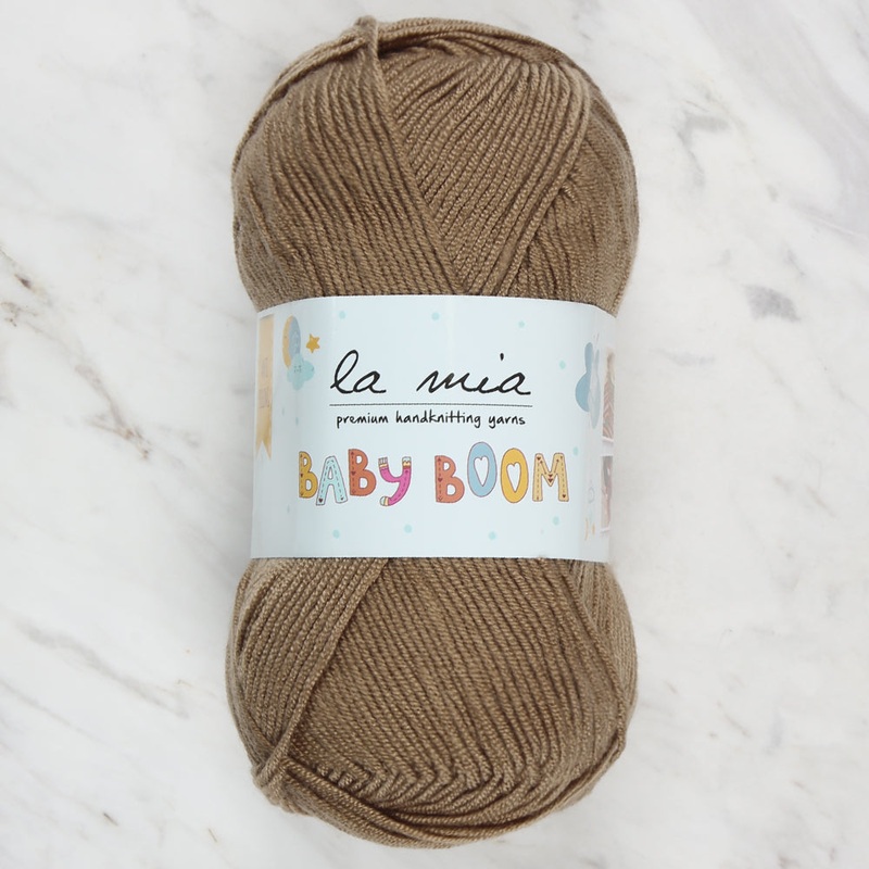 La Mia Baby Boom Yarn, Brown – 1886