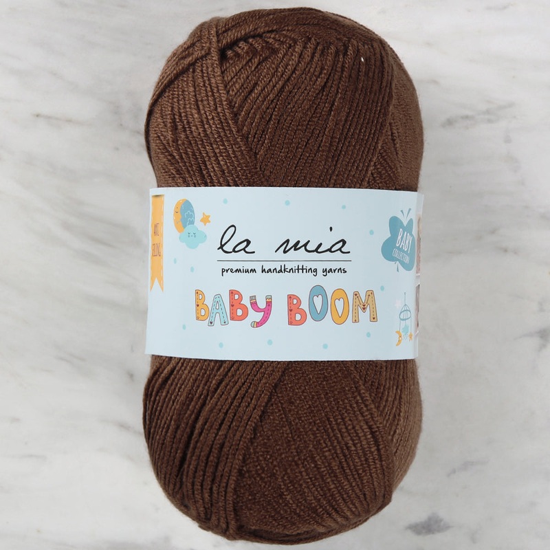 La Mia Baby Boom Yarn, Brown – 1892