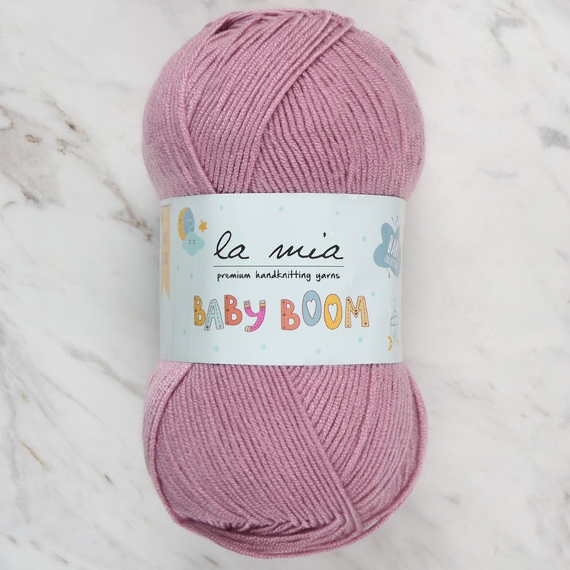 La Mia Baby Boom Yarn, Dusty Rose – 1763