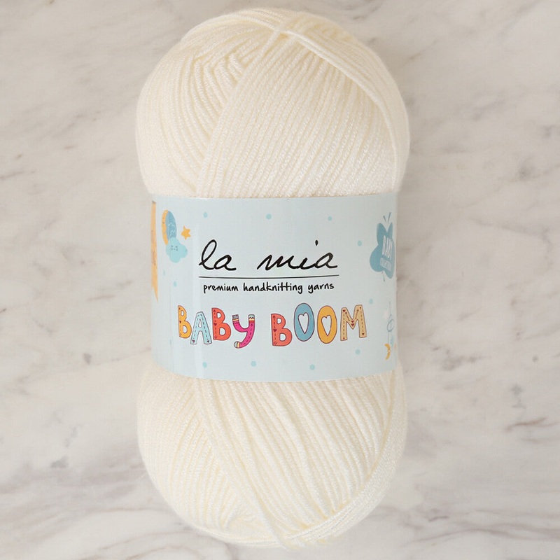 La Mia Baby Boom Yarn, Ecru – 19