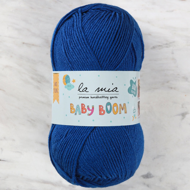 La Mia Baby Boom Yarn, Saxe Blue – 605