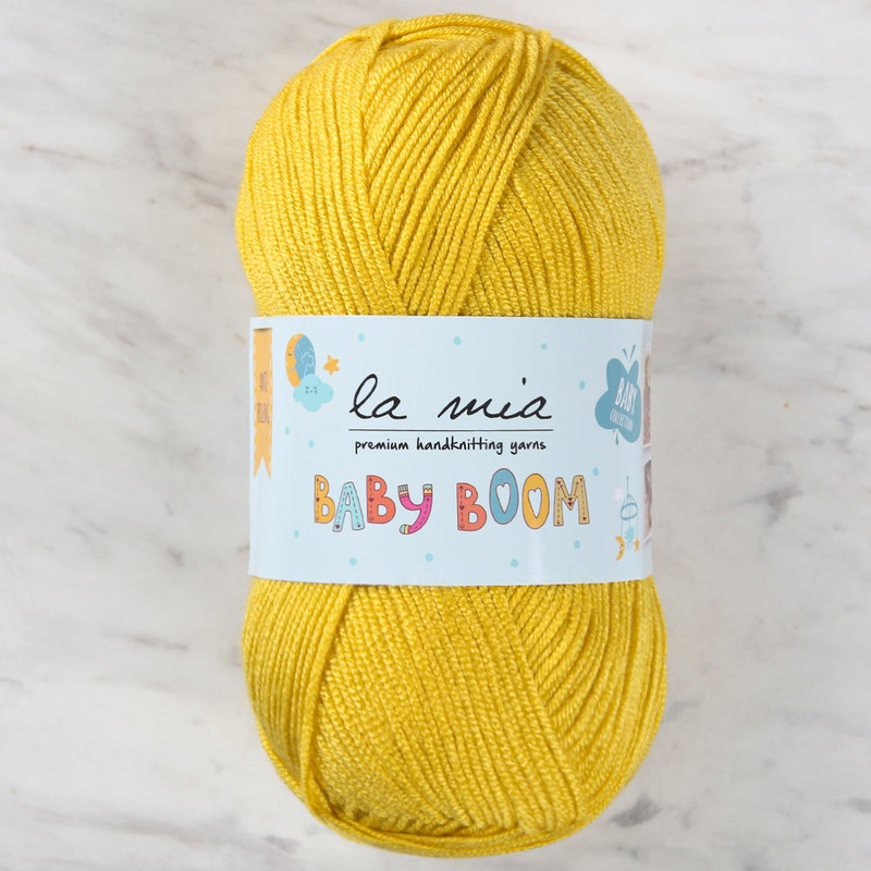 La Mia Baby Boom Yarn, Yellow – 1321