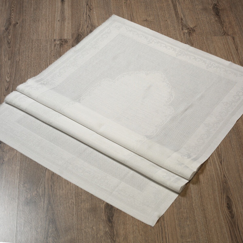 Loren Embroidery Fabric – White