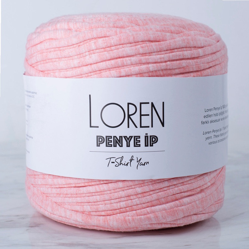 Loren T-Shirt Yarn, Heather Pink – 93