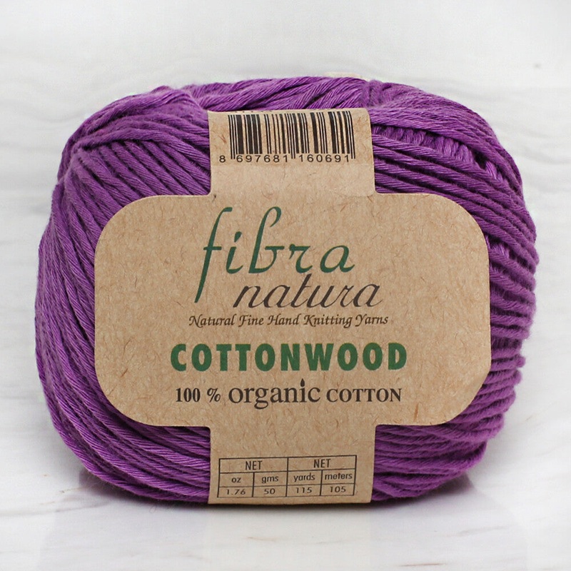 Fibra Natura Cottonwood Yarn, Purple – 41133