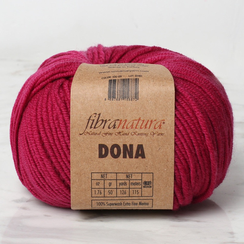 Fibra Natura Dona Yarn, Fuchsia – 106-09