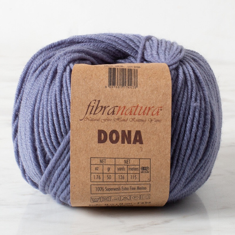 Fibra Natura Dona Yarn, Grey – 106-36
