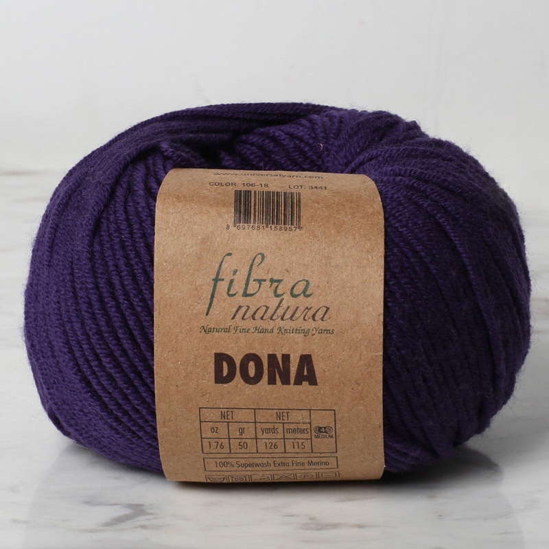 Fibra Natura Dona Yarn, Purple – 106-18