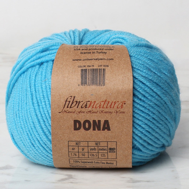 Fibra Natura Dona Yarn, Turquoise – 106-19
