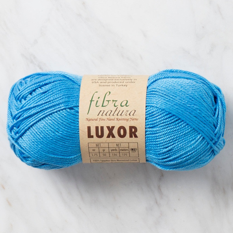 Fibra Natura Luxor Yarn, Blue – 105-38