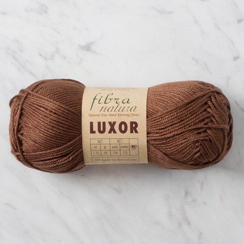 Fibra Natura Luxor Yarn, Brown – 105-21