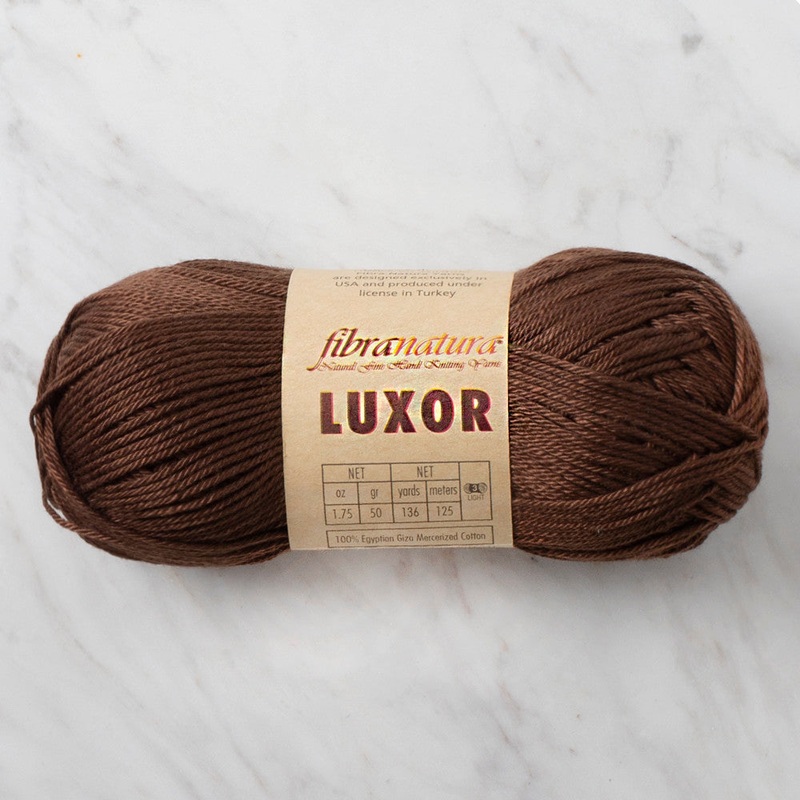Fibra Natura Luxor Yarn, Brown – 105-22