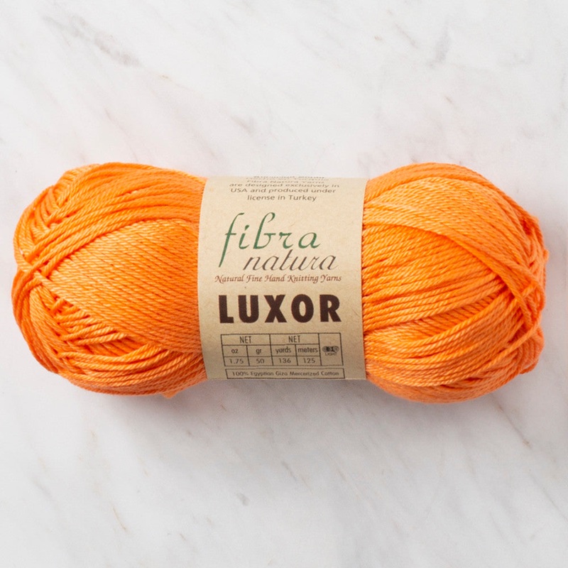 Fibra Natura Luxor Yarn, Orange – 105-37