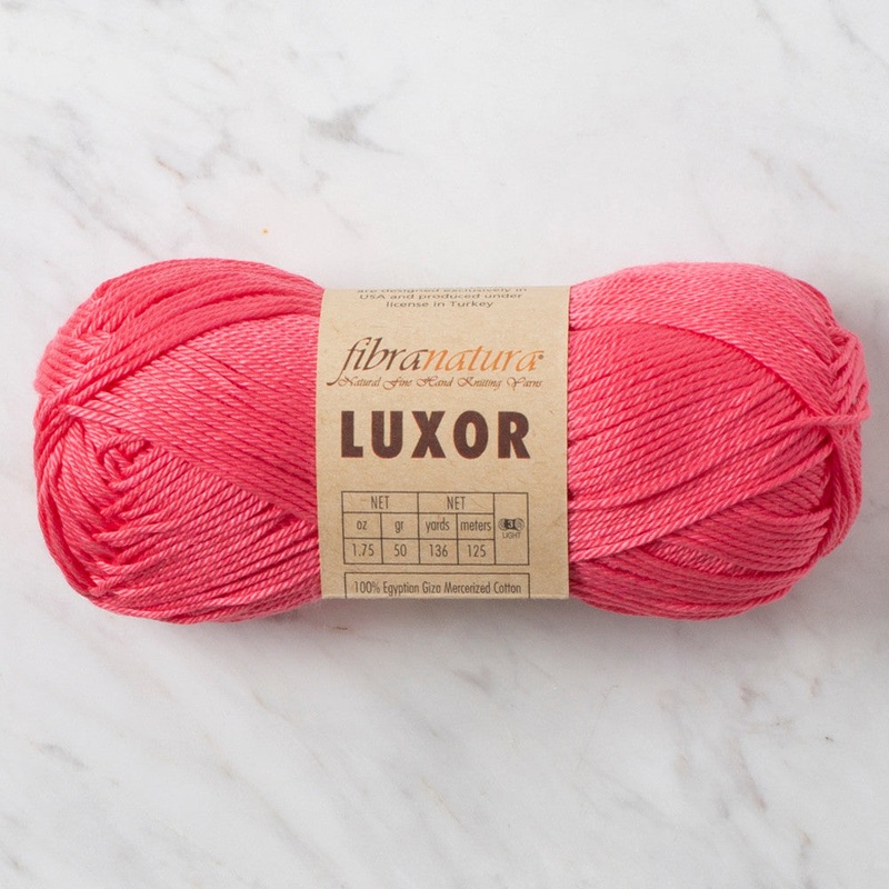 Fibra Natura Luxor Yarn, Vermilion – 105-27