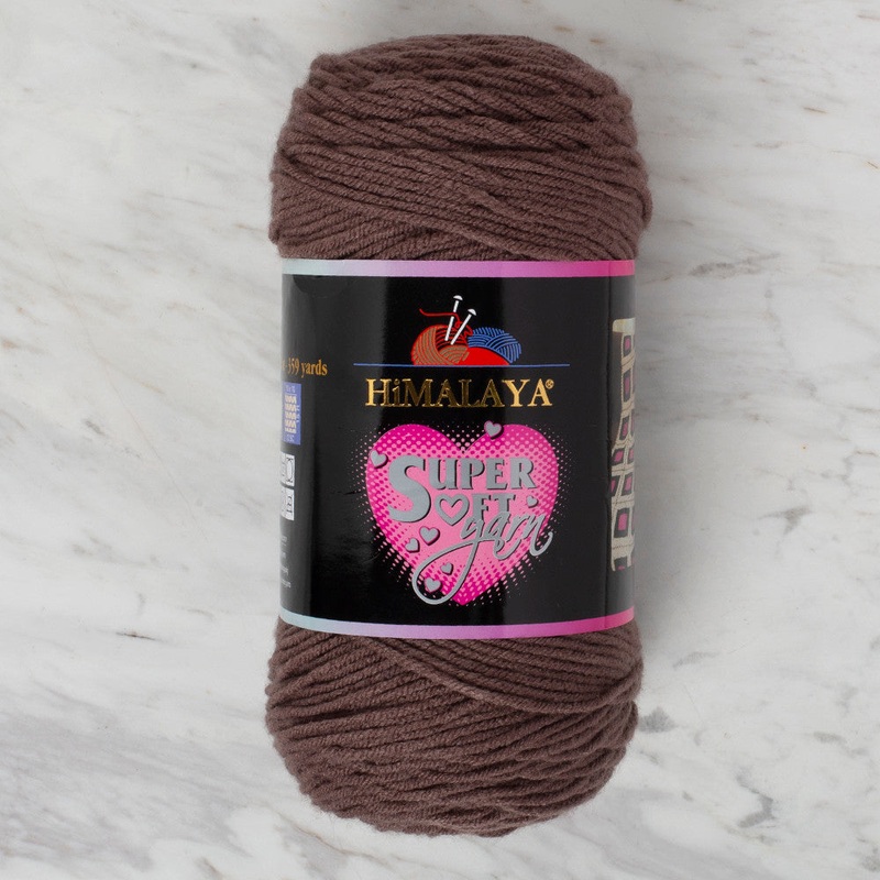 Himalaya Super Soft 200 gr Yarn, Brown – 80818