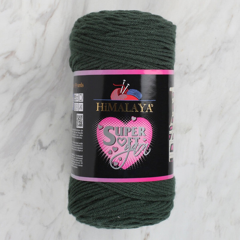 Himalaya Super Soft 200 gr Yarn, Green – 80852