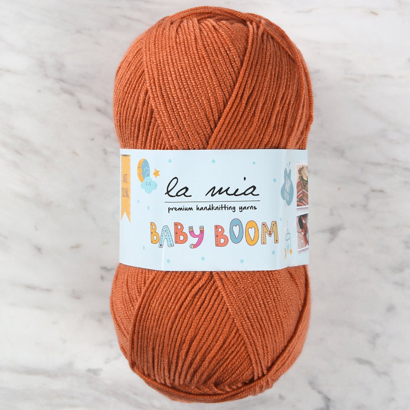 La Mia Baby Boom Yarn, Brick – 1210