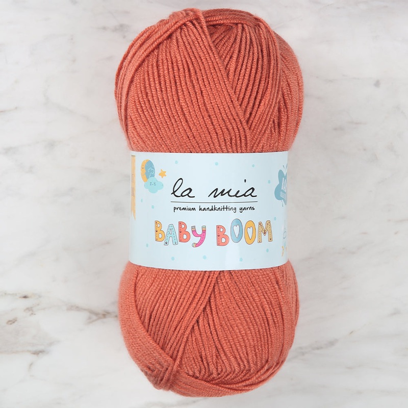 La Mia Baby Boom Yarn, Brick – 2533