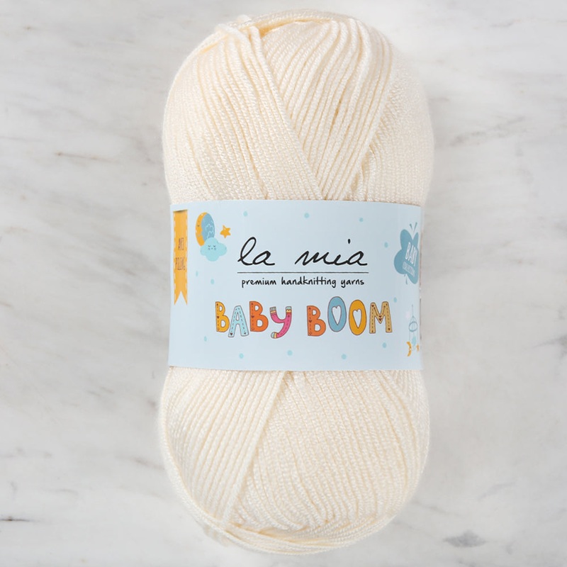 La Mia Baby Boom Yarn, Cream – 25