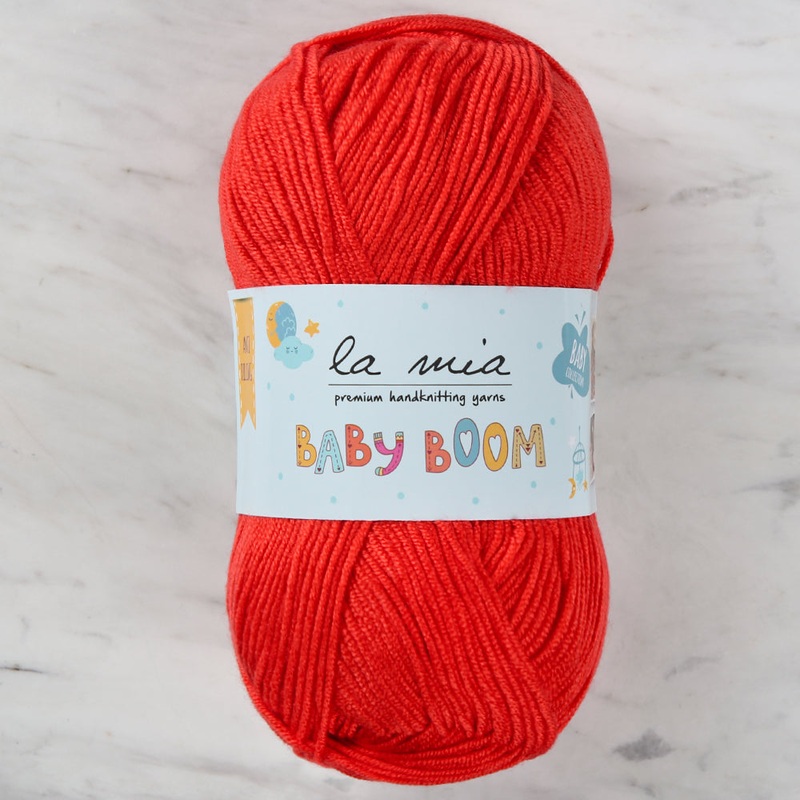 La Mia Baby Boom Yarn, Red – 1170