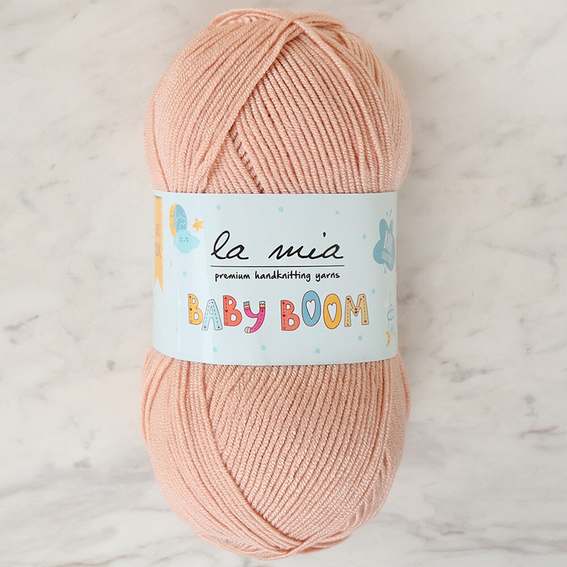 La Mia Baby Boom Yarn, Salmon – 1873