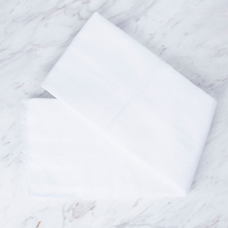 Loren Interlining Fabric 90×100 cm, White
