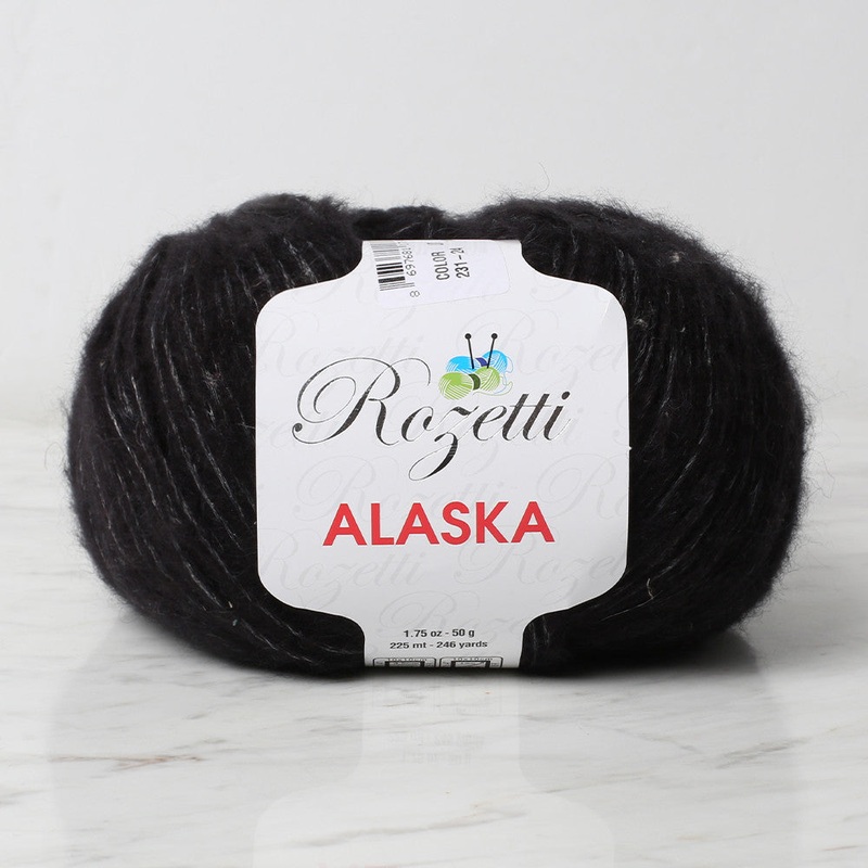 Rozetti Alaska Yarn, Black – 231-24