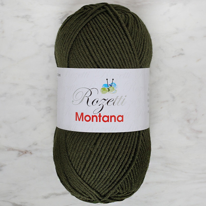 Rozetti Montana Knitting Yarn, Green – 155-17