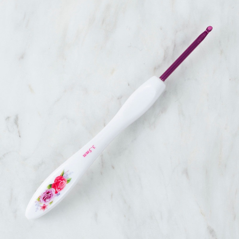 Yabal 3,5 mm Plastic Handle Crochet Hook – YBL – 100