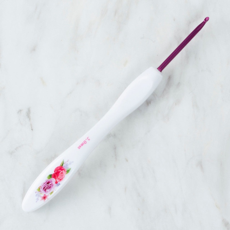 Yabal 3 mm Plastic Handle Crochet Hook – YBL – 100