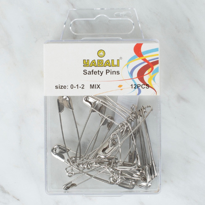 Yabal Safety Pins 0-1-2 Mix – YBL – 21