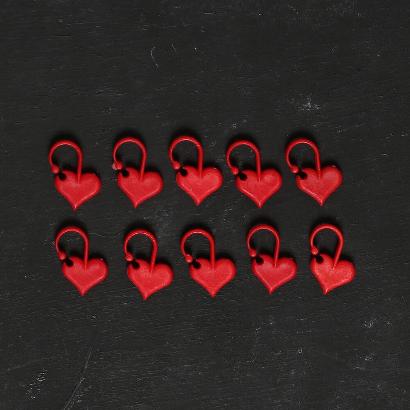 Addi Love 10 Pieces Heart Stitch Marker – 407-7