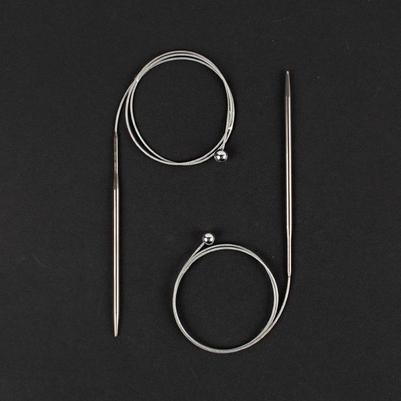 Kartopu 1 Pair 4.5 mm 60 cm Flexible Knitting Needle