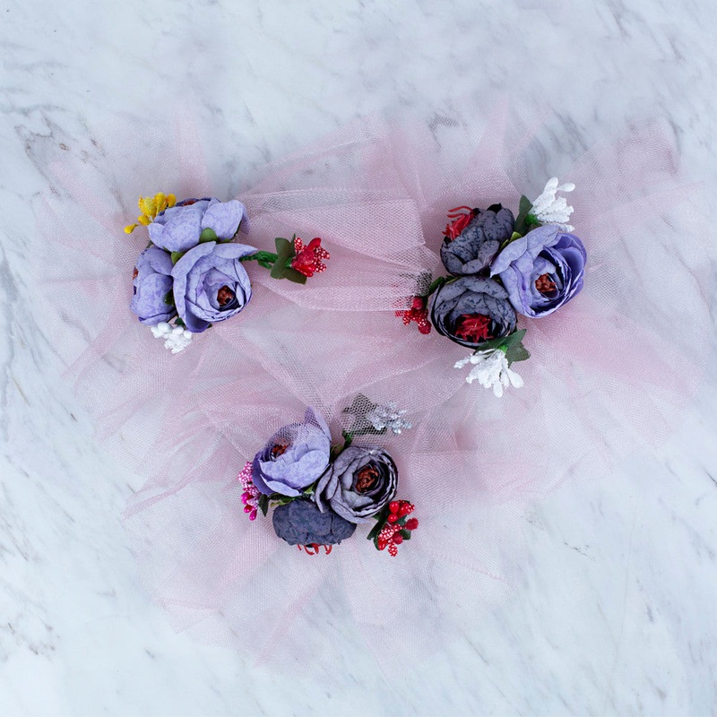 Loren Artificial Flower for Decoration in 3, Pink – White