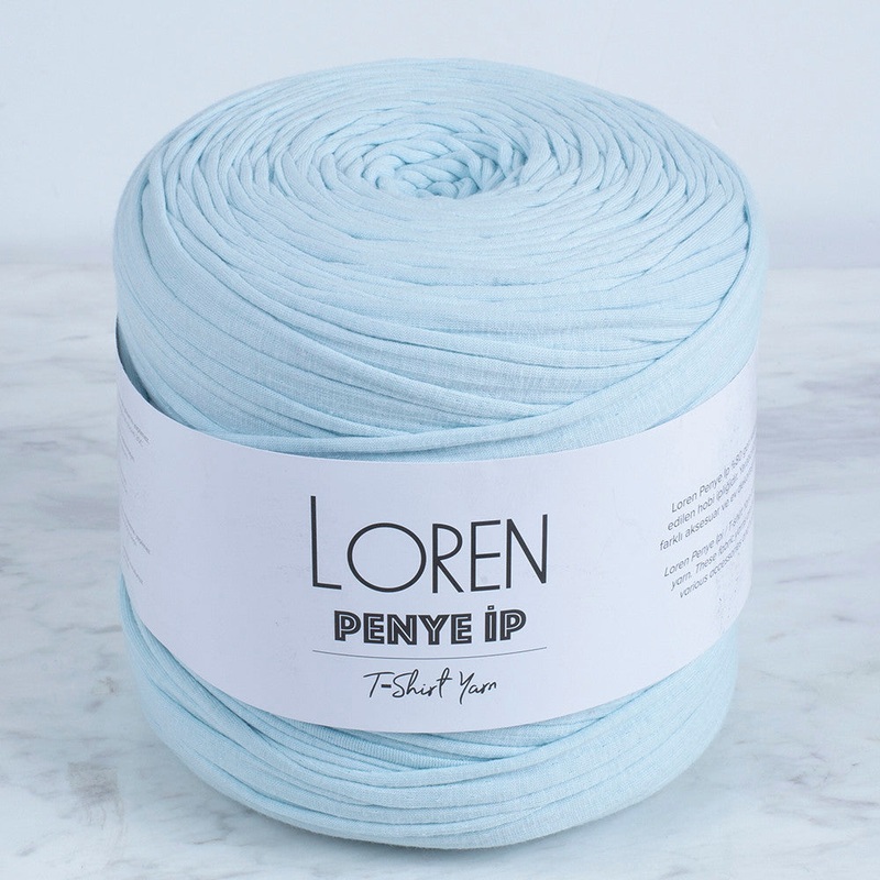 Loren T-Shirt Yarn, Light Baby Blue – 08